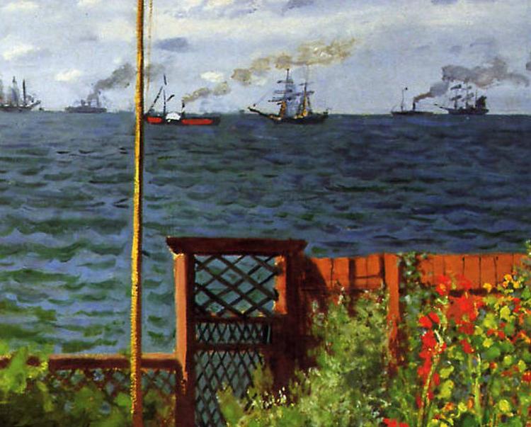 Garden at Sainte-Adresse Claude Monet - Subjektiv.art