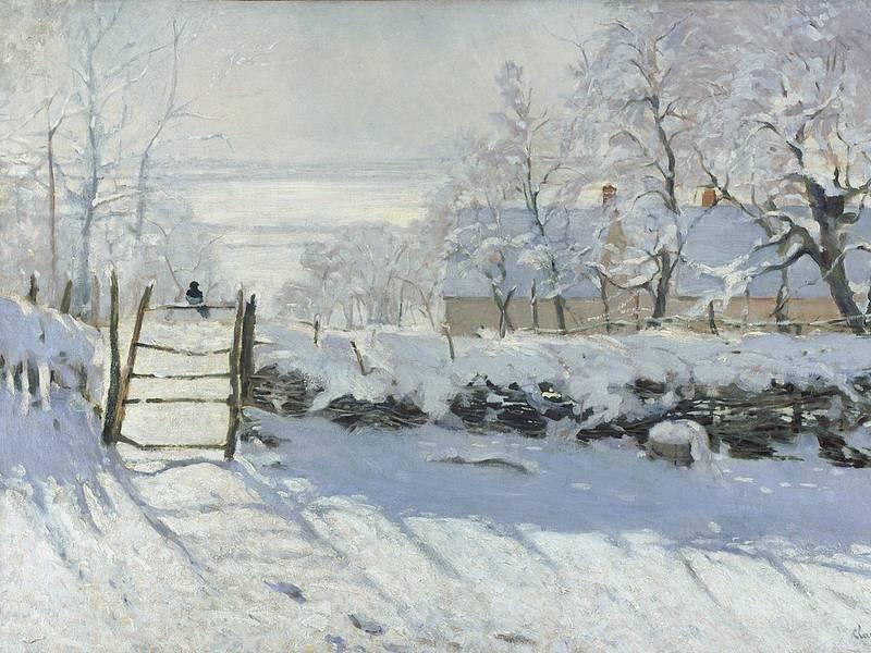 The Magpie Claude Monet - Subjektiv.art