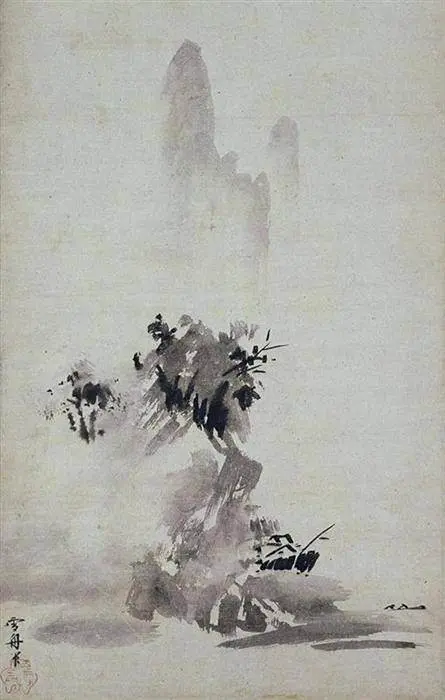 Sesshū Tōyō, Haboku-Sansui (Landscape with Broken Ink)
