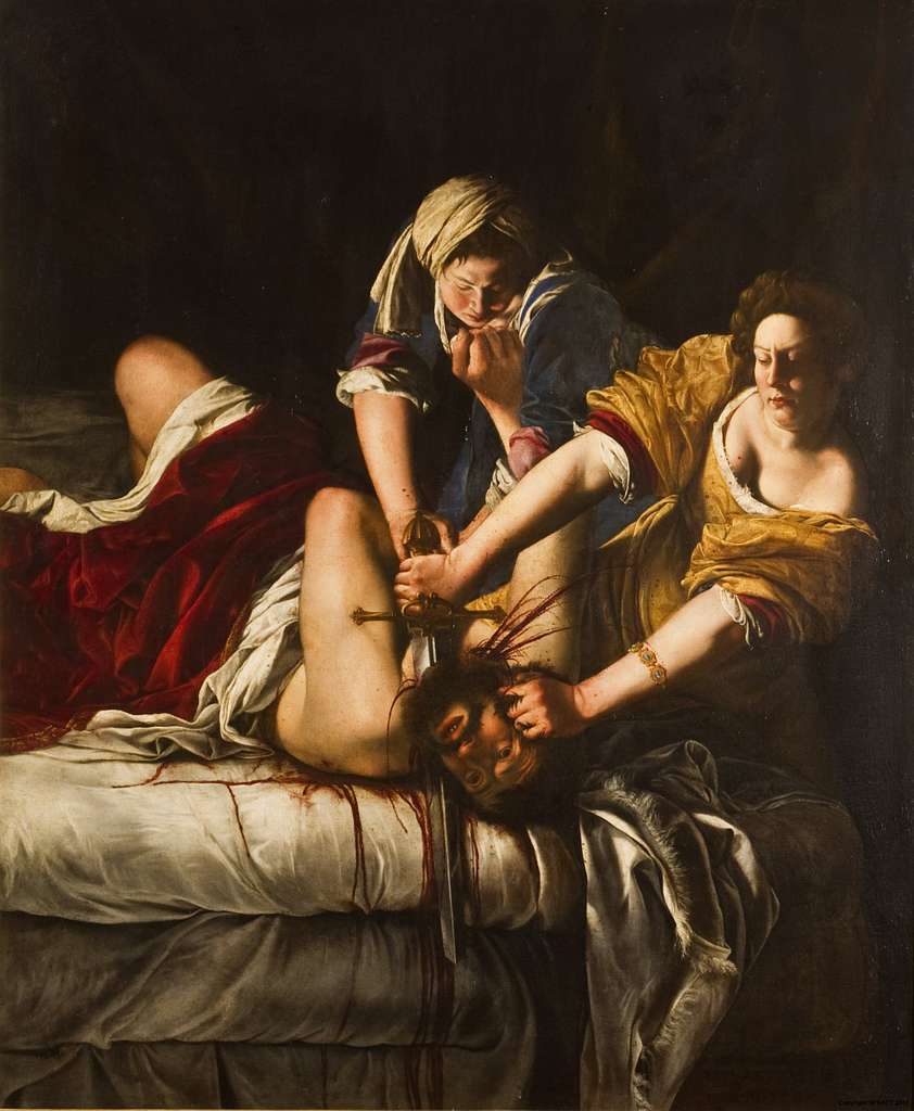Artemisia Gentileschi, Judith Beheading Holofernes, 1614–1620. 