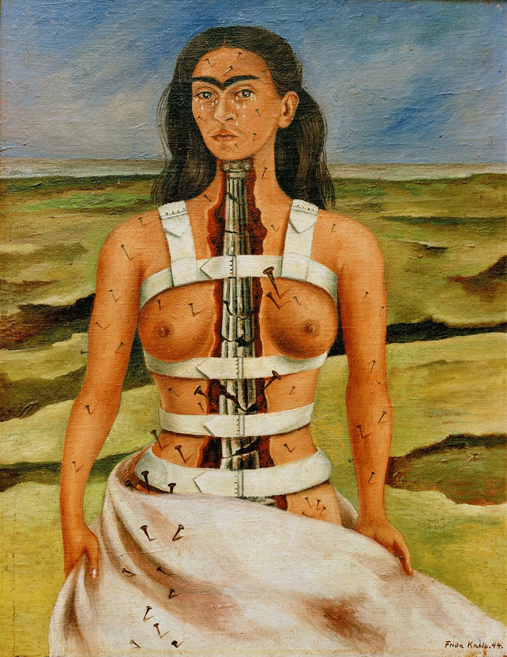 Frida Kahlo, The Broken Column, 1944.